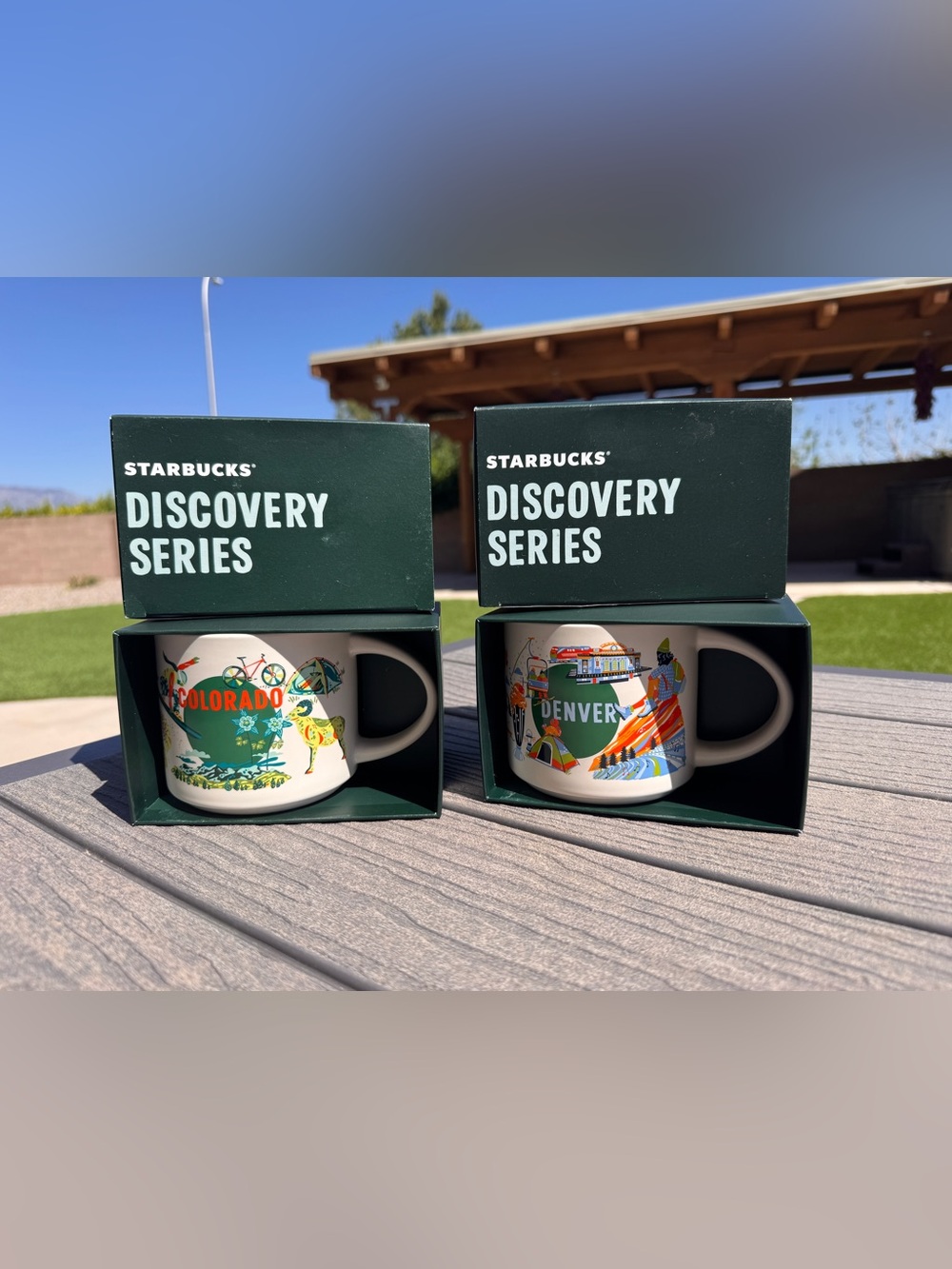 Starbucks Discovery Series Colorado and Denver Mugs NWT